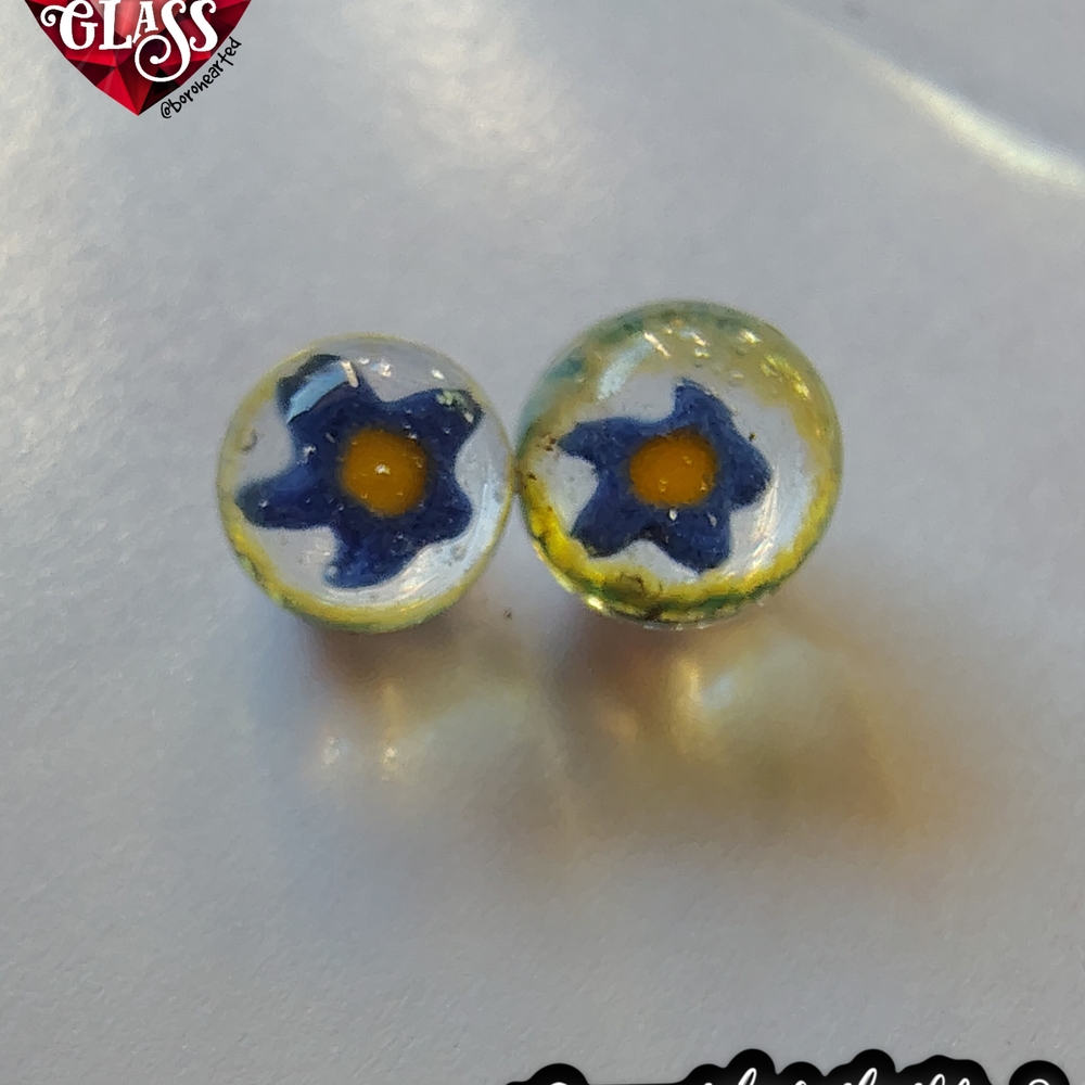 Flower Murrine Pearl Set by Heart Of Glass